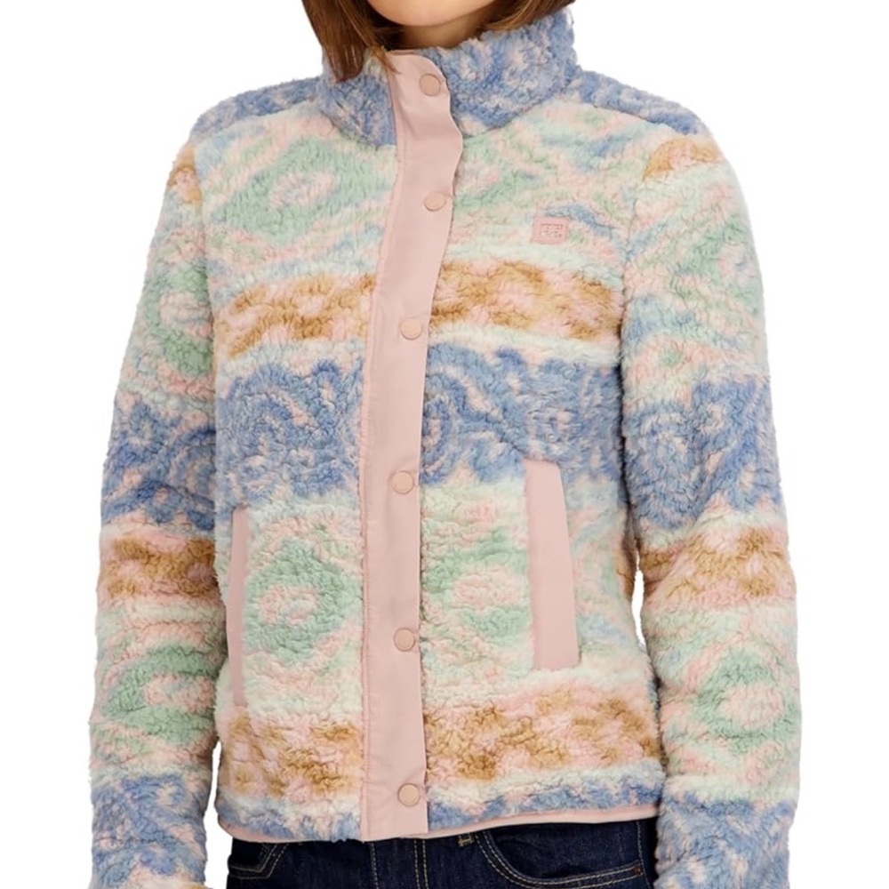 BILLABONG Colorful Fleece Jacket